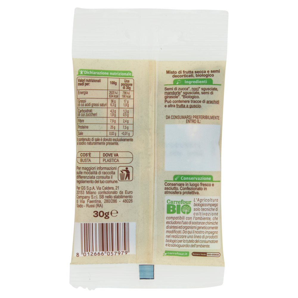 Carrefour Bio Mix Piacere 30 g