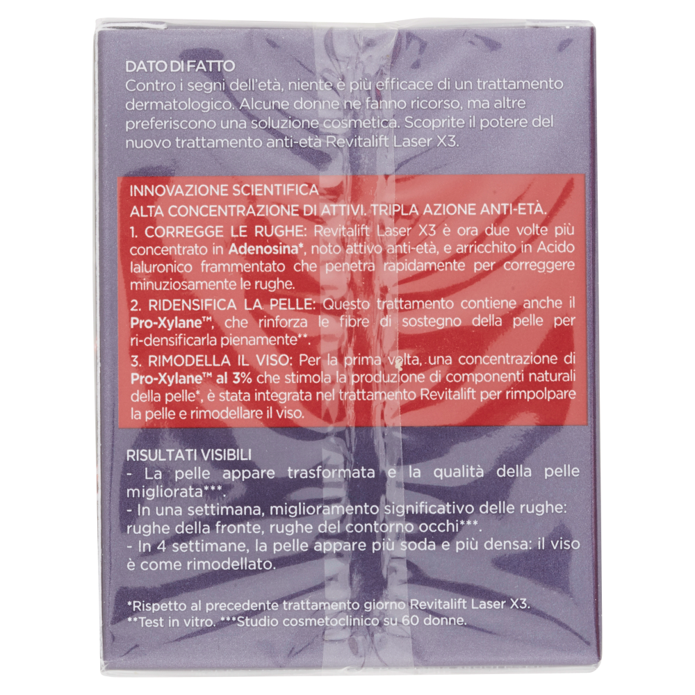 L'Or&eacute;al Paris Revitalift Laser X3 - Crema viso anti-et&agrave;, Giorno - 15 ml