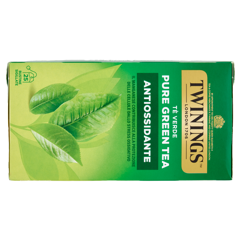 Twinings Pure Green Tea Tè Verde Antiossidante 25 filtri The 50 g