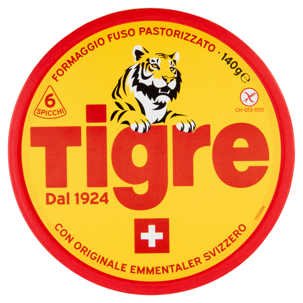 Tigre Formaggio Fuso Pastorizzato 6 Spicchi 140 g