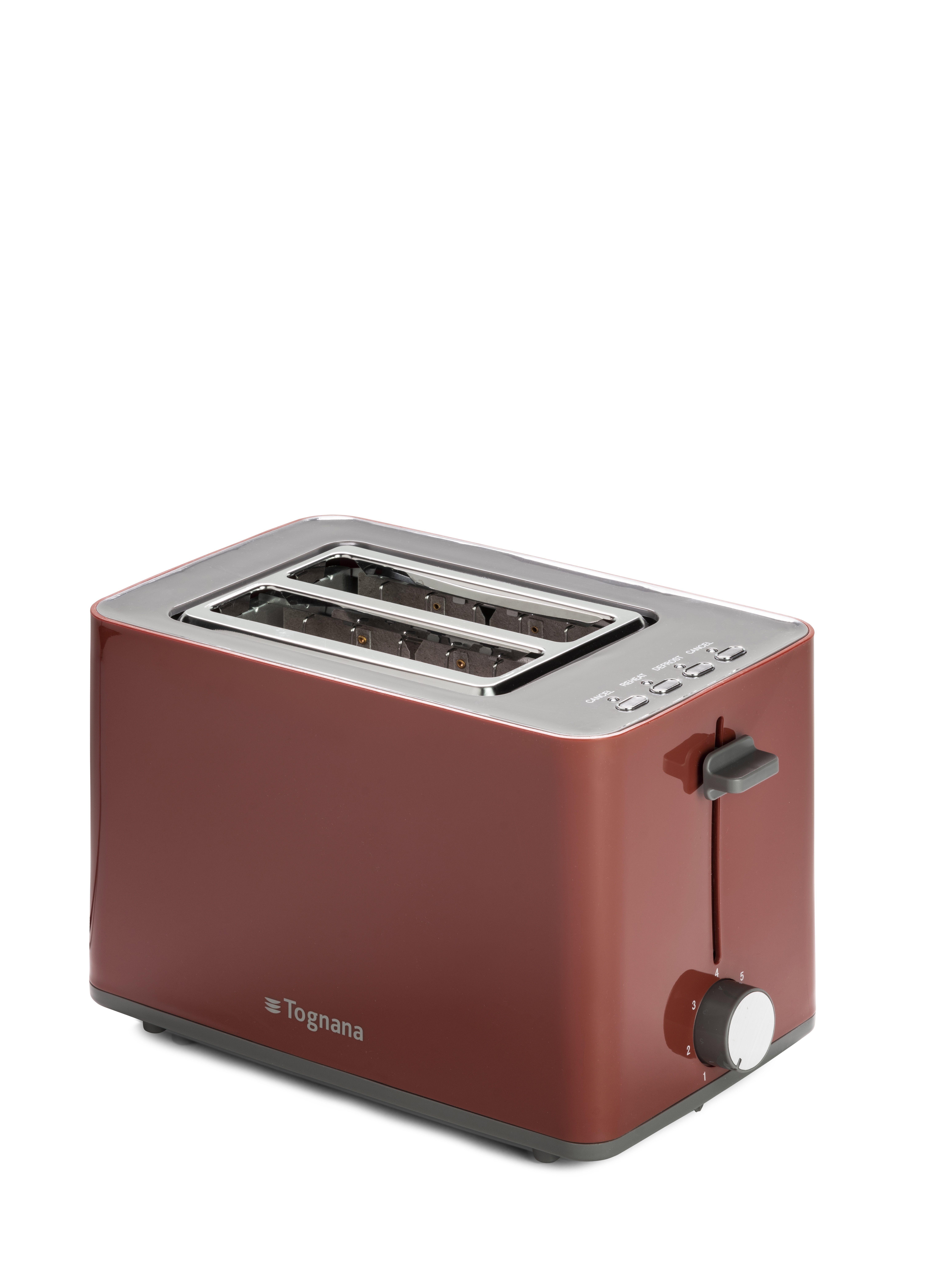 Tognana Porcellane Tostapane Con Pinze Rosso Mela