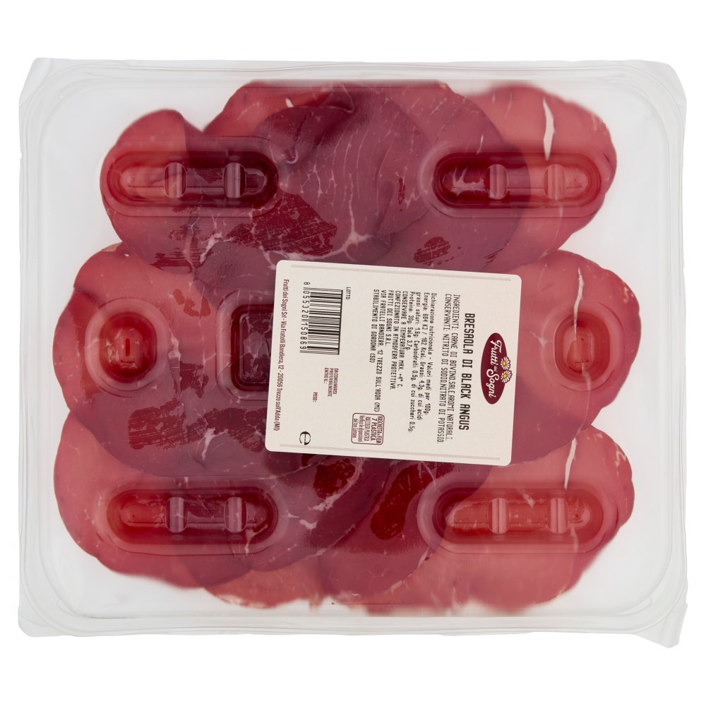 Frutti dei Sogni Bresaola di Black Angus 0,100 kg
