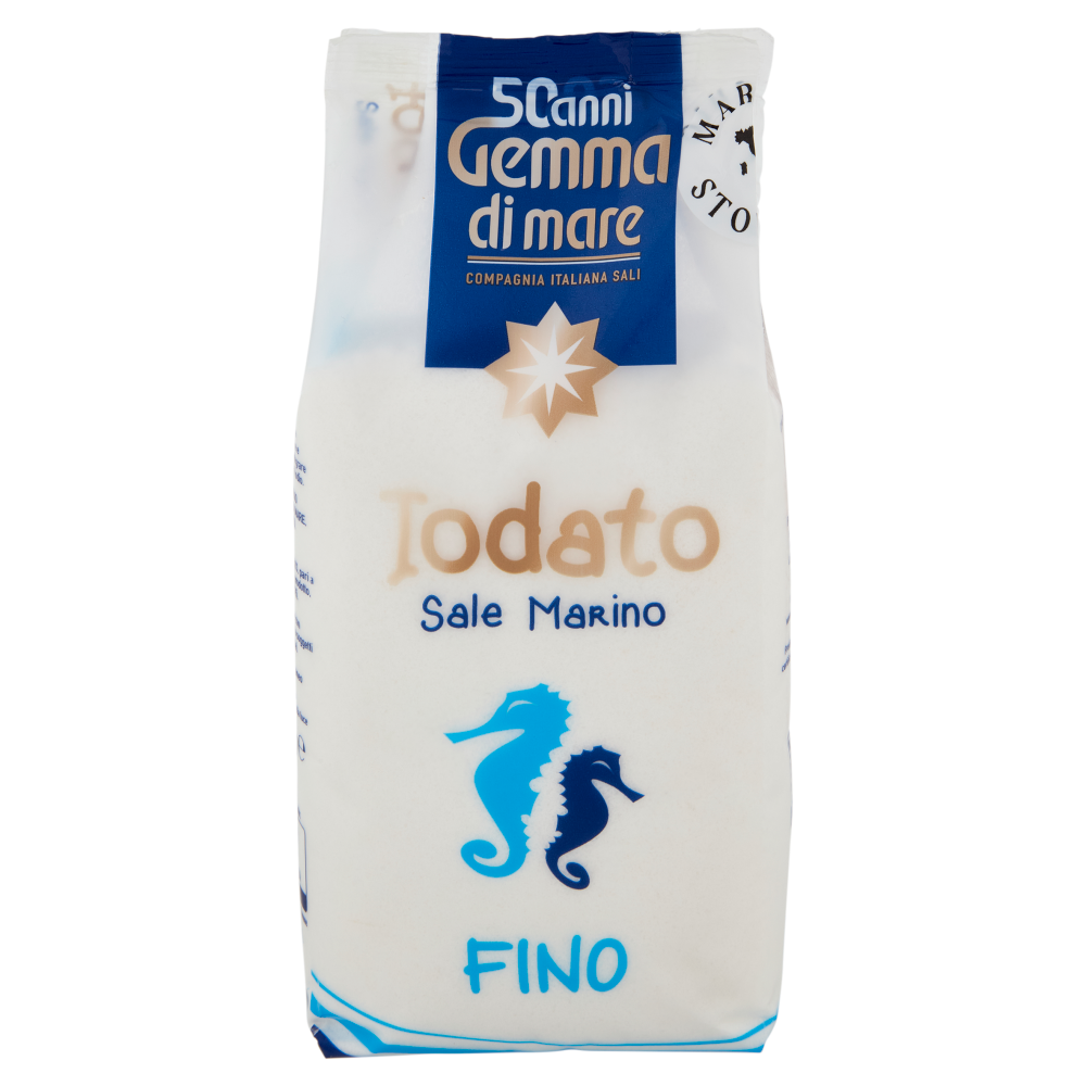 Gemma di mare Iodato Sale Marino Fino 1000 g