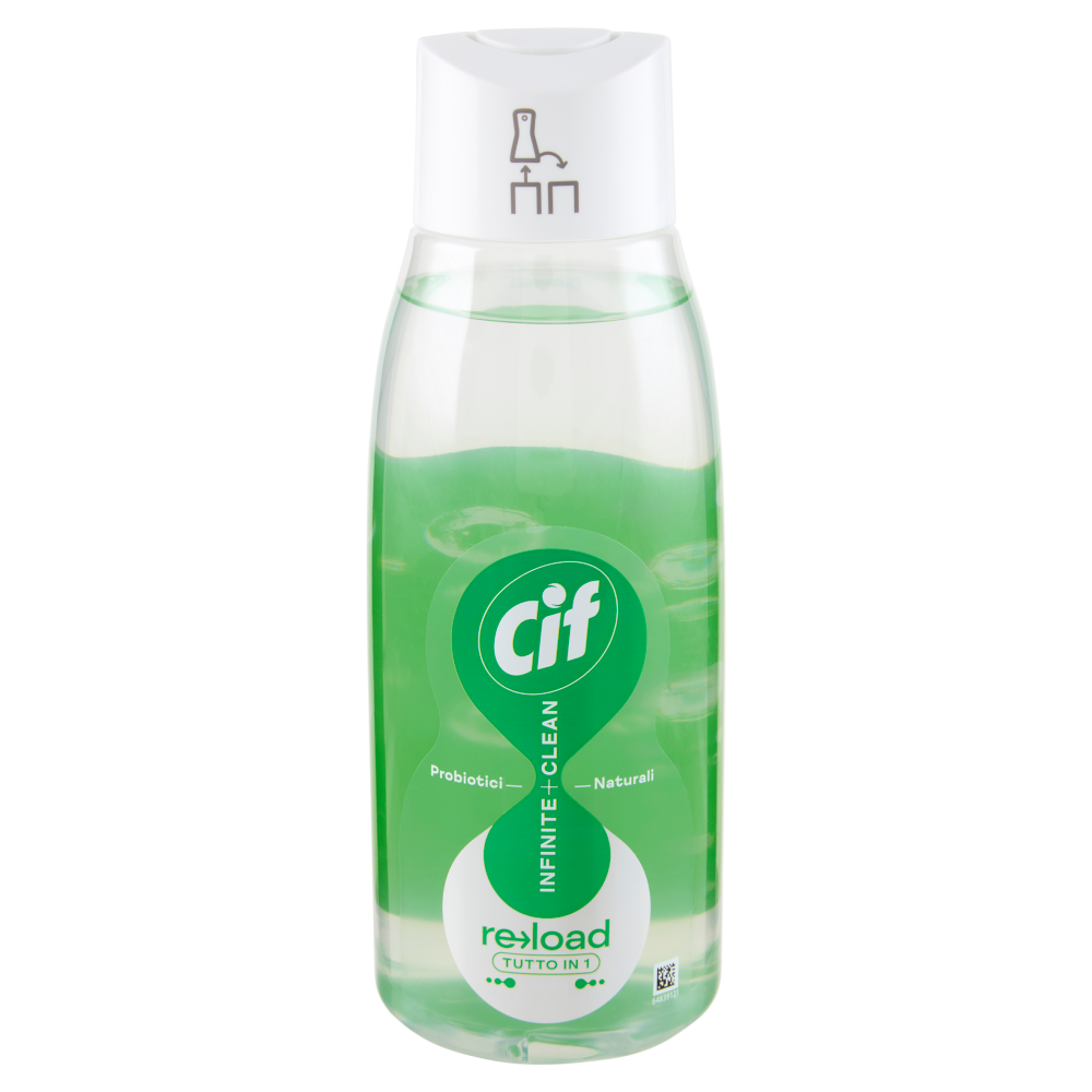 Cif Infinite + Clean reload Tutto in 1 Clean Lime & Fiori Bianchi 590 ml