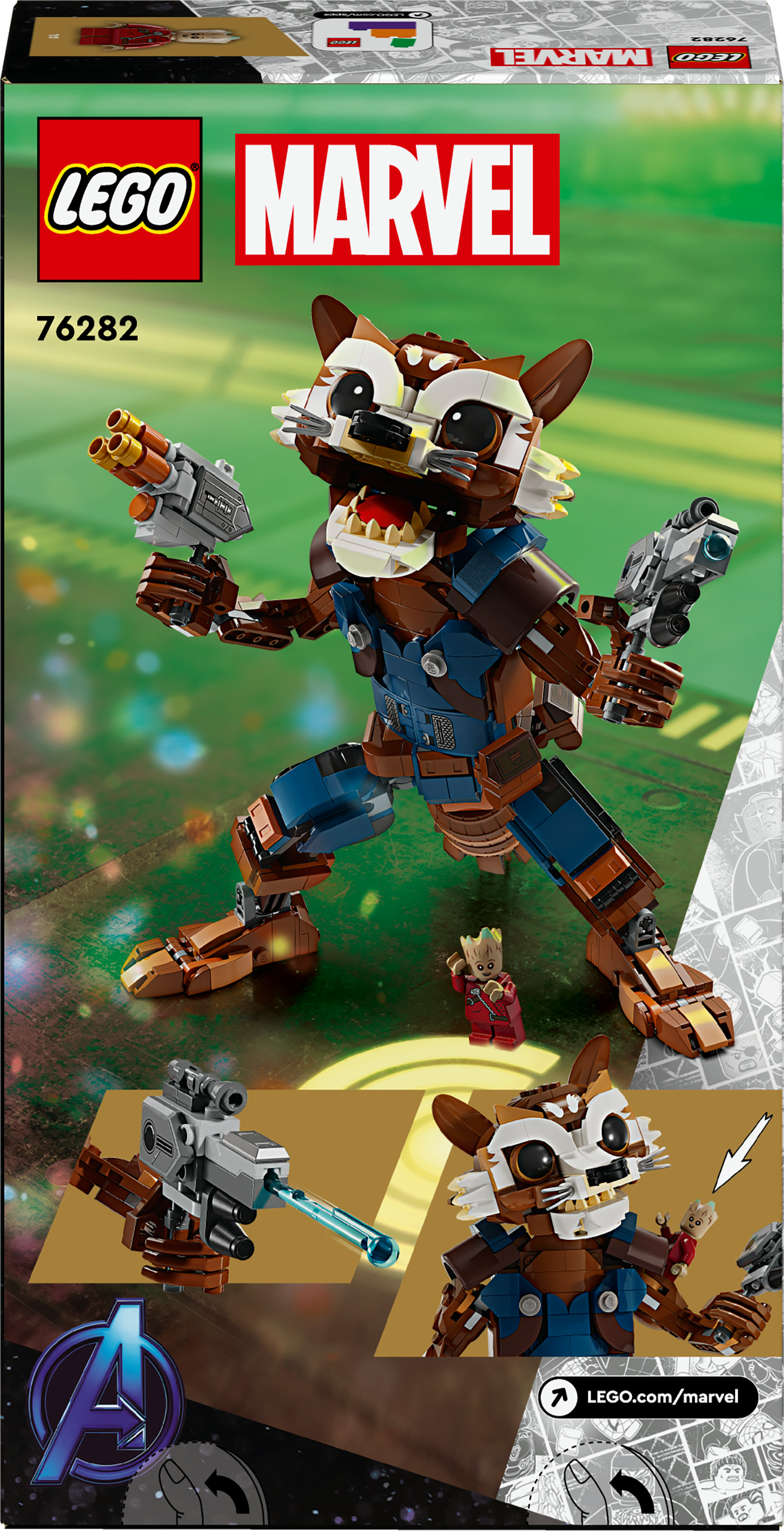 LEGO Rocket e Baby Groot
