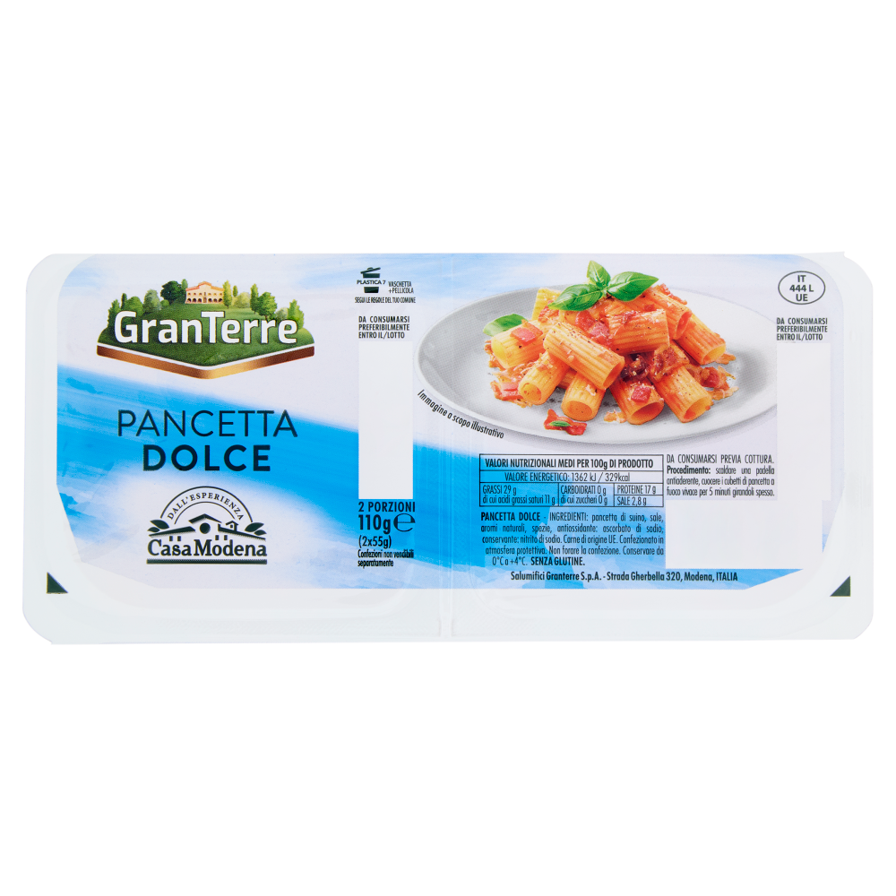 GranTerre Pancetta Dolce 2 x 55 g