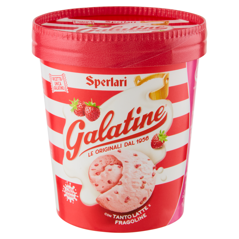 Galatine Gelato con Tanto Latte e Fragoline 500 ml