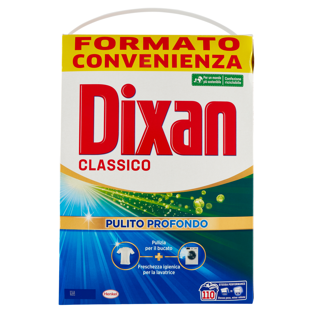 DIXAN Polvere Classico 110 lavaggi 6,050 kg