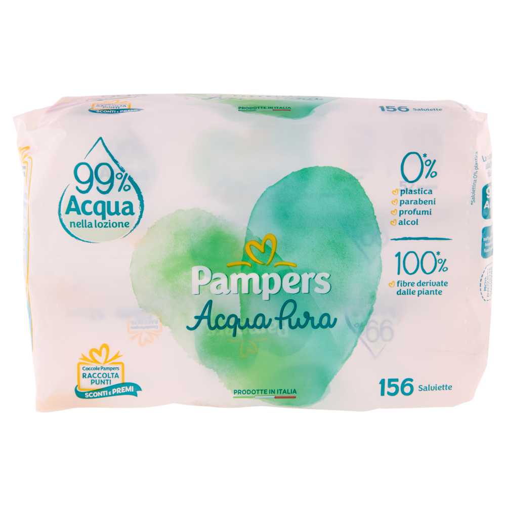 Pampers Acqua Pura Salviette 156 pz