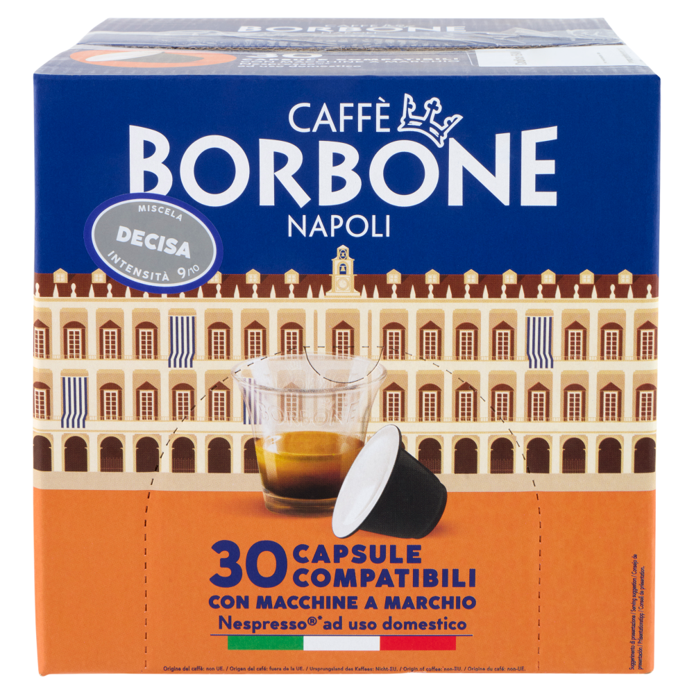 Caff&egrave; Borbone Miscela Decisa Capsule Compatibili Nespresso* ad uso domestico 30 x 5 g