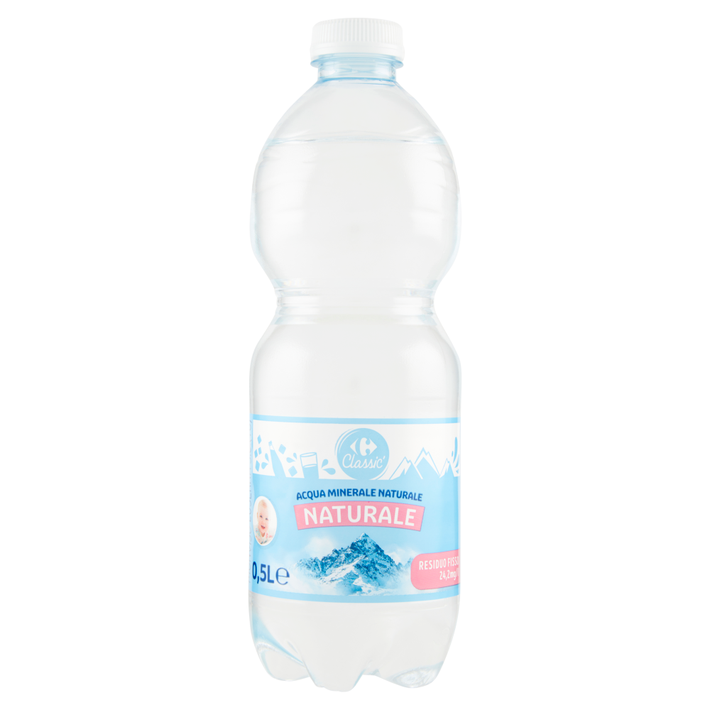 Carrefour Classic Naturale Acqua Minerale Naturale Monviso 0,5 L