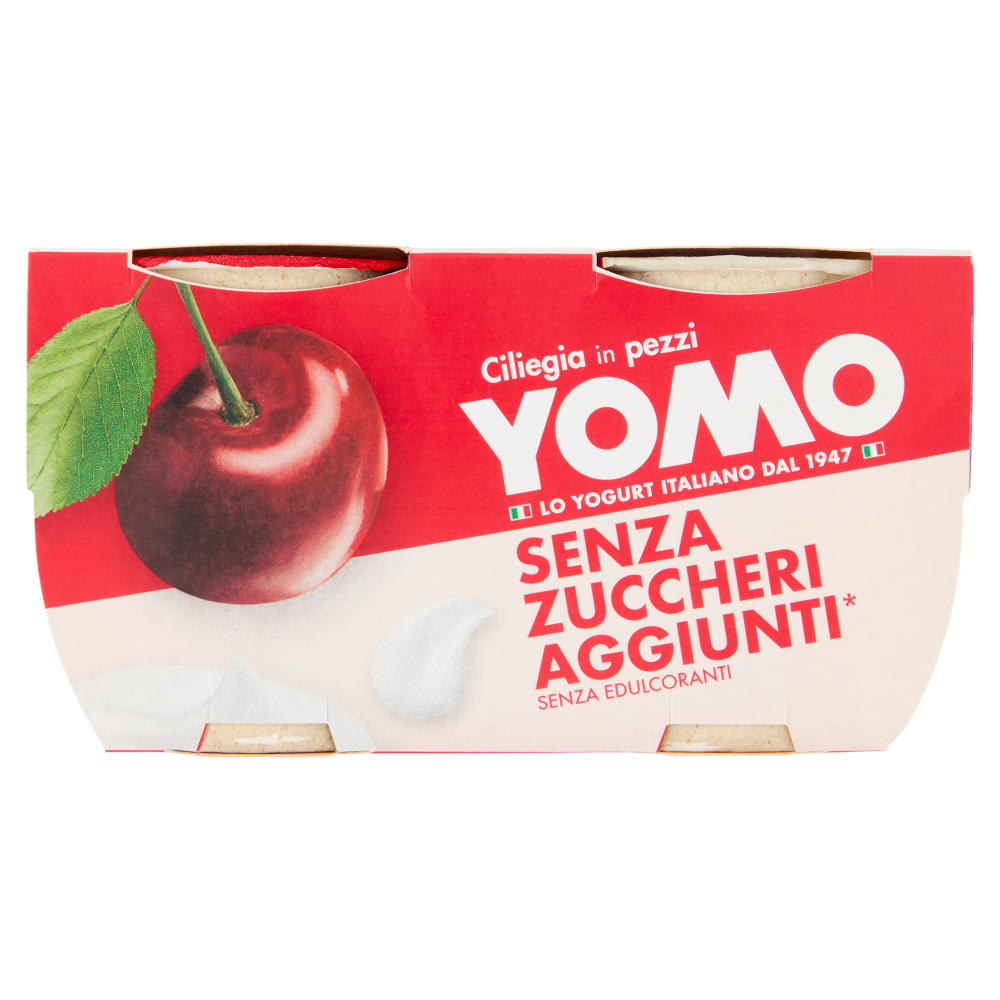 Yomo Senza Zuccheri Aggiunti* Ciliegia in pezzi 2 x 125 g
