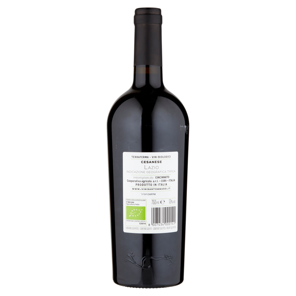San Tommaso Terraferma Orius Cesanese Lazio IGT 750 ml
