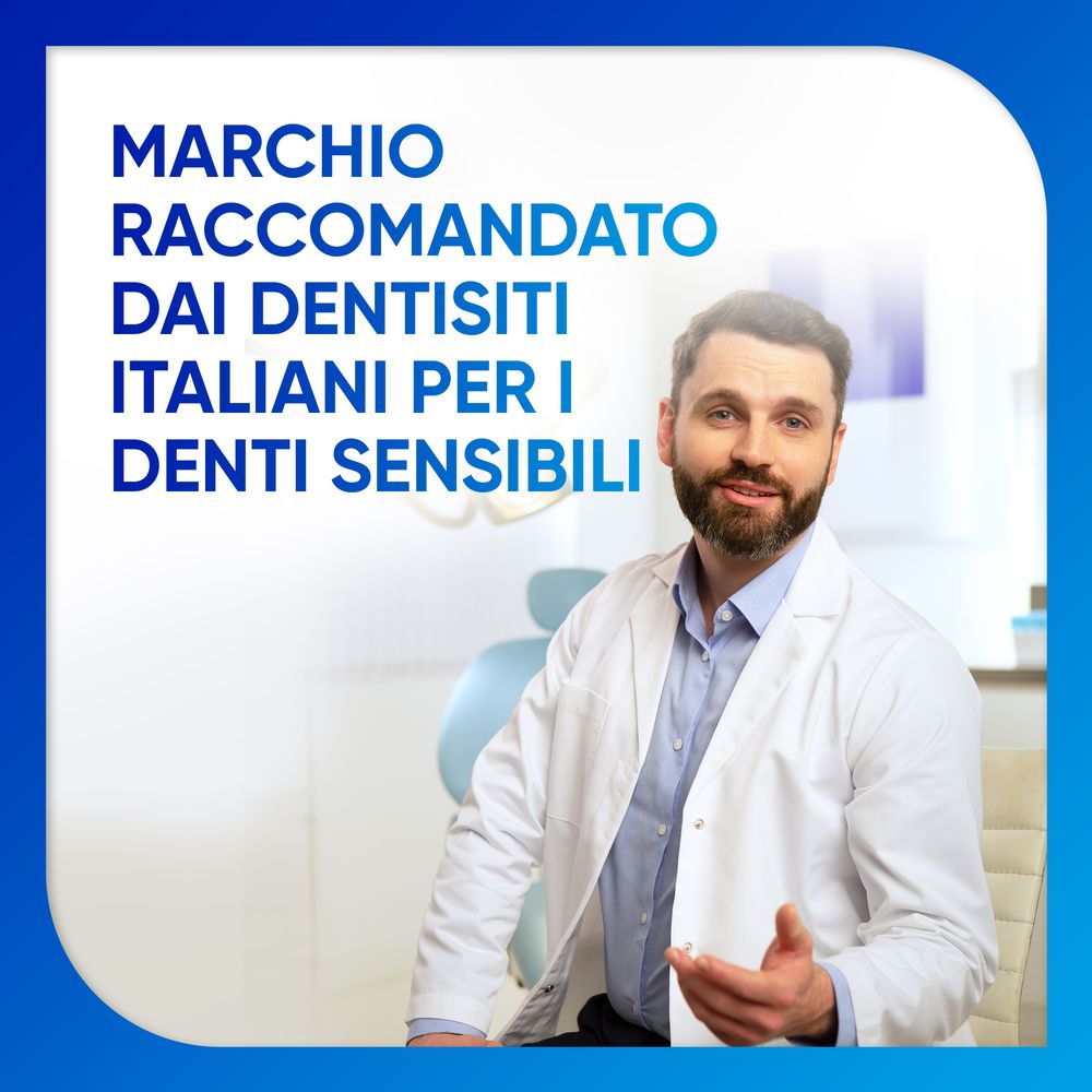 Sensodyne Sensibilità e Smalto, Dentifricio Denti Sensibili e Smalto forte, 75ml