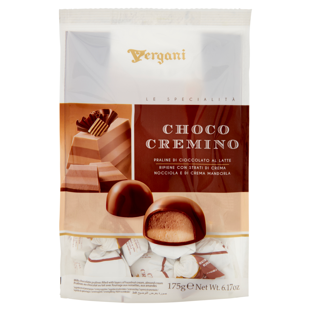 Vergani Le Specialità Choco Cremino Praline di Cioccolato al Latte 175 g