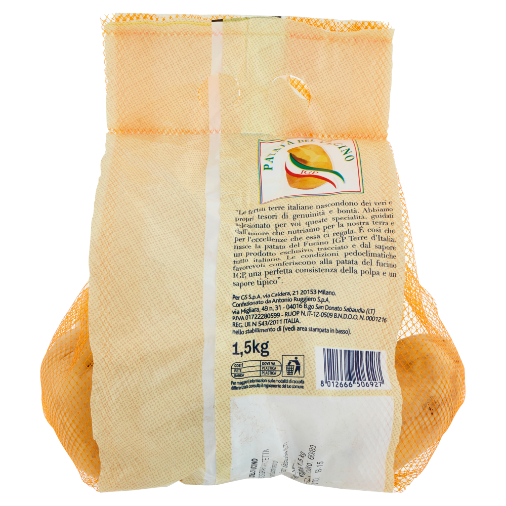 Terre d'Italia Patata del Fucino IGP 1,5 kg