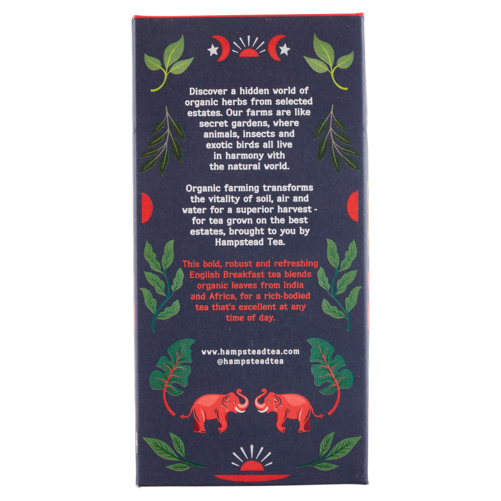 Hampstead Organic English Breakfast Bio 20 Sachets 45 g