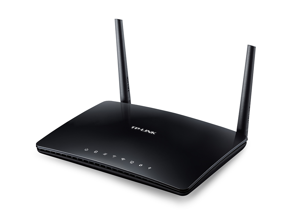 TP-Link Archer D20 AC750 router wireless Fast Ethernet Dual-band (2.4 GHz/5 GHz) Nero