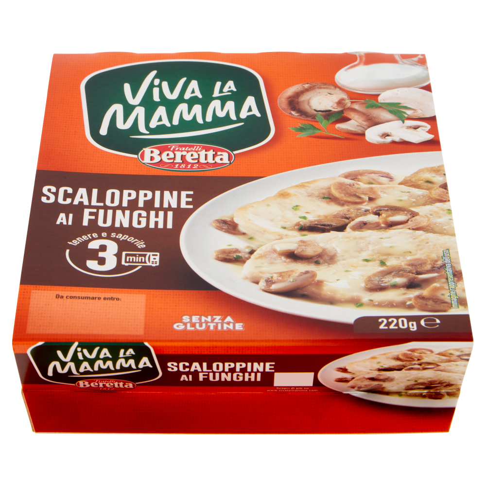 Viva la Mamma Scaloppine ai Funghi 220 g