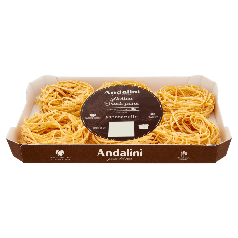 Andalini Antica Tradizione Pasta all'uovo Mezzanelle 250 g