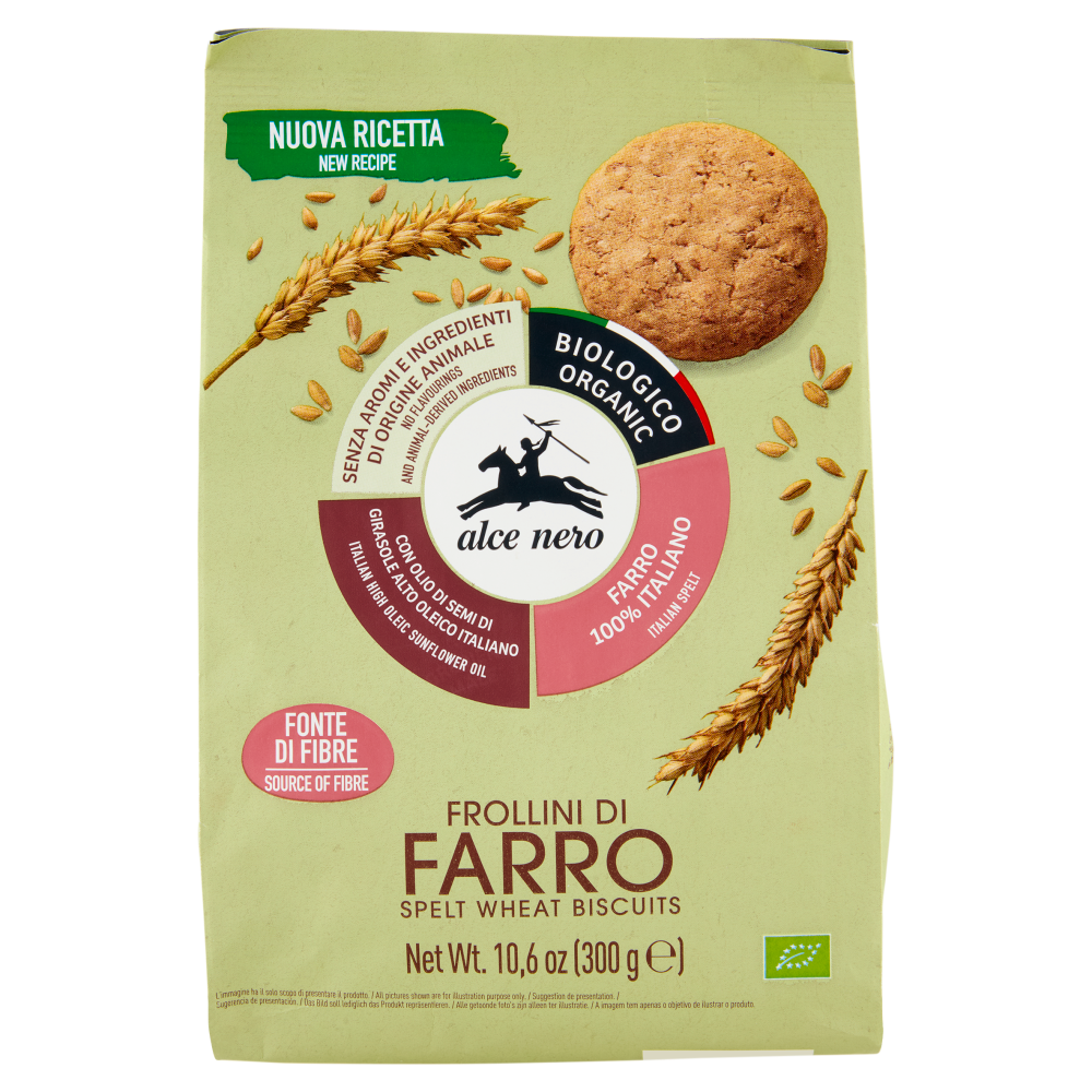 alce nero Frollini di Farro 300 g