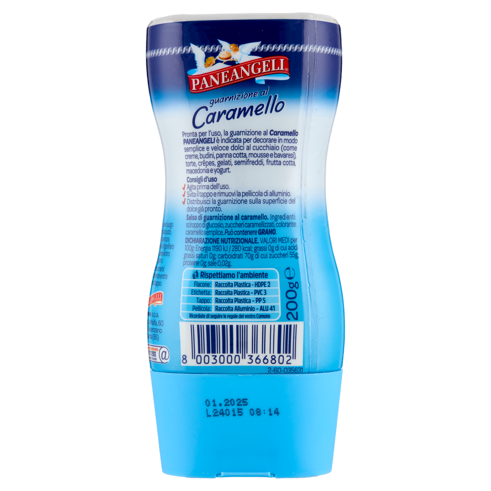 PANEANGELI decora con guarnizione al Caramello 200 g