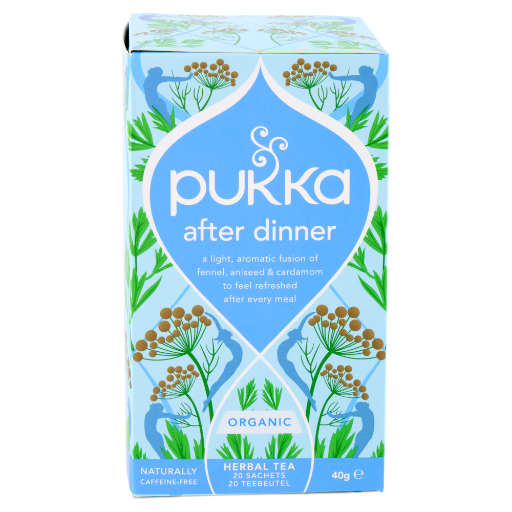 pukka after dinner Organic 20 Bustine di Miscela per Infuso 40 g