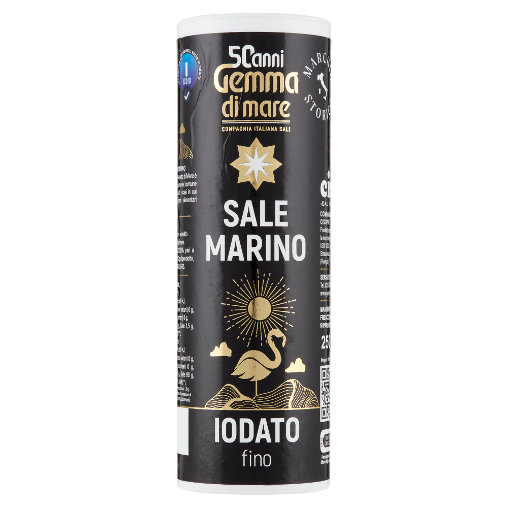Gemma di mare Sale Marino Iodato fino 250 g