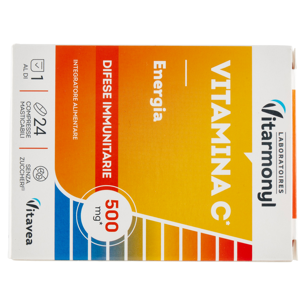 Laboratoires Vitarmonyl Vitamina C* Difese Immunitarie 24 Compresse Masticabili 60 g