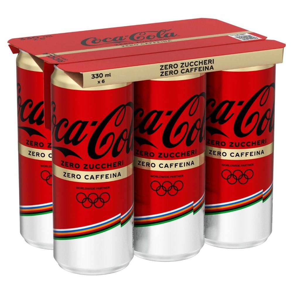 Coca-Cola Zero Zuccheri Zero Caffeina 6 x 330ml