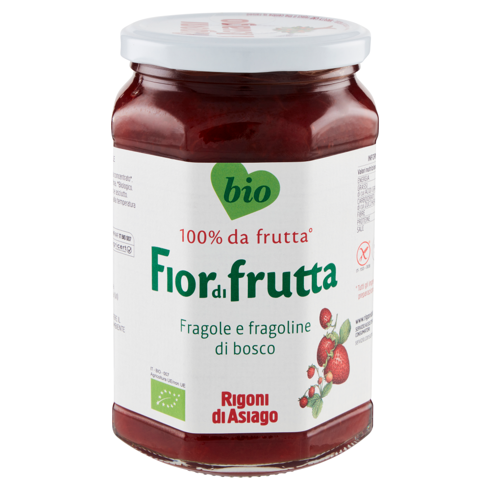 Rigoni di Asiago Fiordifrutta Fragole e fragoline di bosco bio 630 g