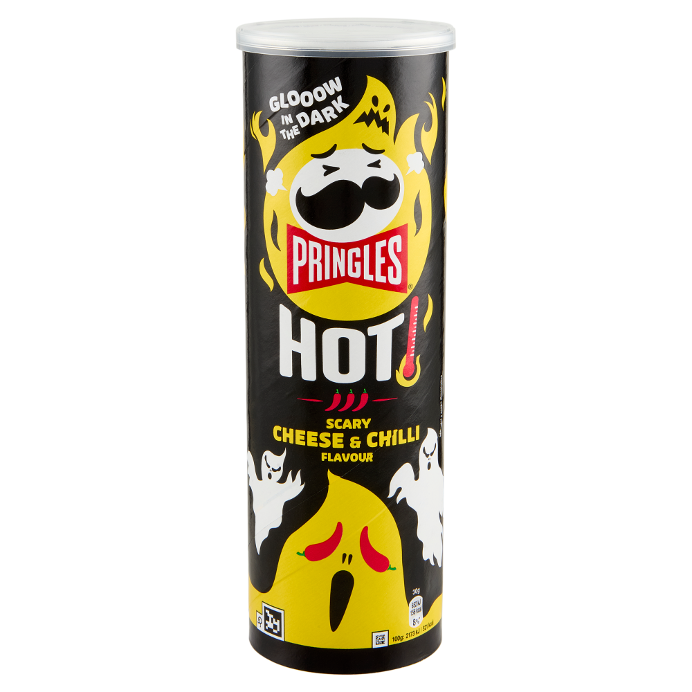 Pringles Hot Scary Cheese & Chilli Flavour 160 g