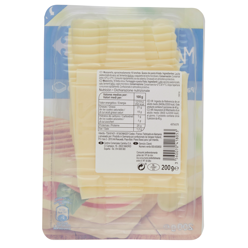 Carrefour Mozzarella 200 g