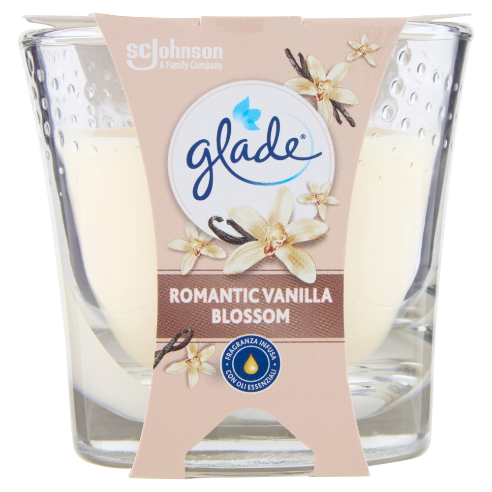 Glade® Candela profumata, fragranza Vaniglia, 112g