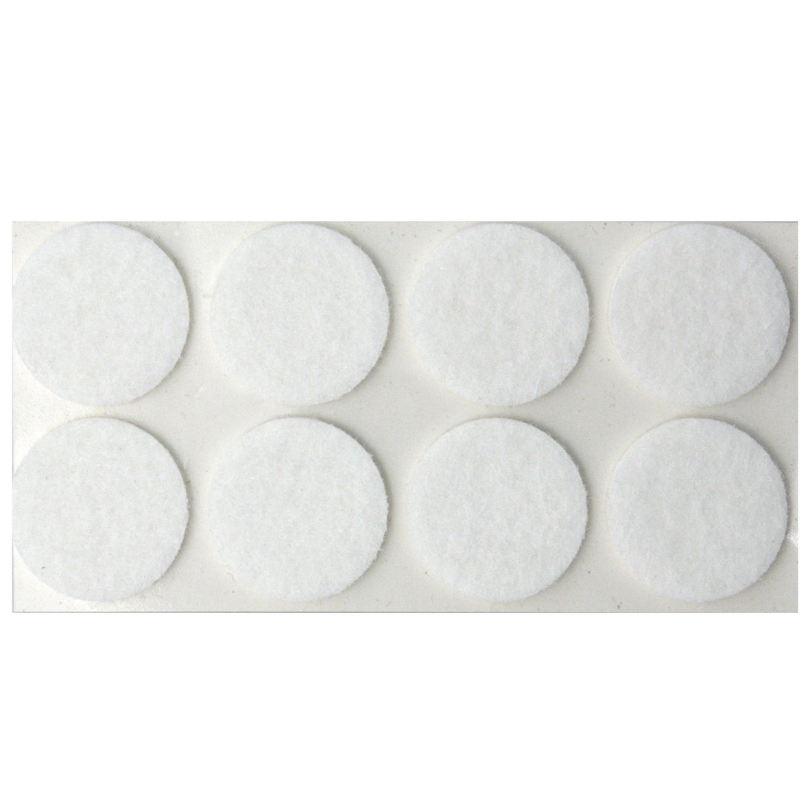 So.di.fer Feltrini adesivi bianchi 25X25 8 pezzi