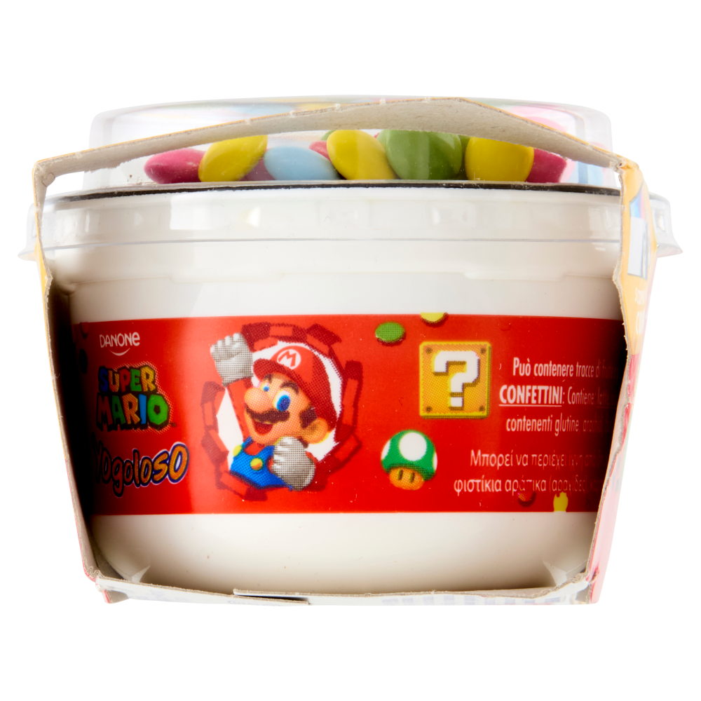 DANONE Super Mario, Yogurt gusto Banana con Confettini, 2x110g