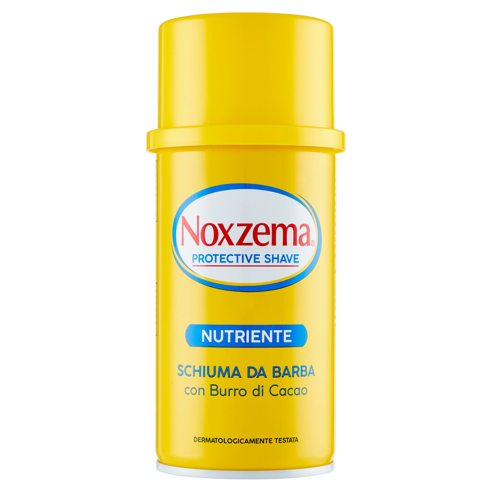 Noxzema Protective Shave Nutriente Schiuma da Barba con Burro di Cacao 300 ml