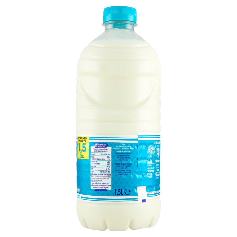 Granarolo Piacere Leggero Parzialmente Scremato Pastorizzato a Temperatura Elevata 1,5 L