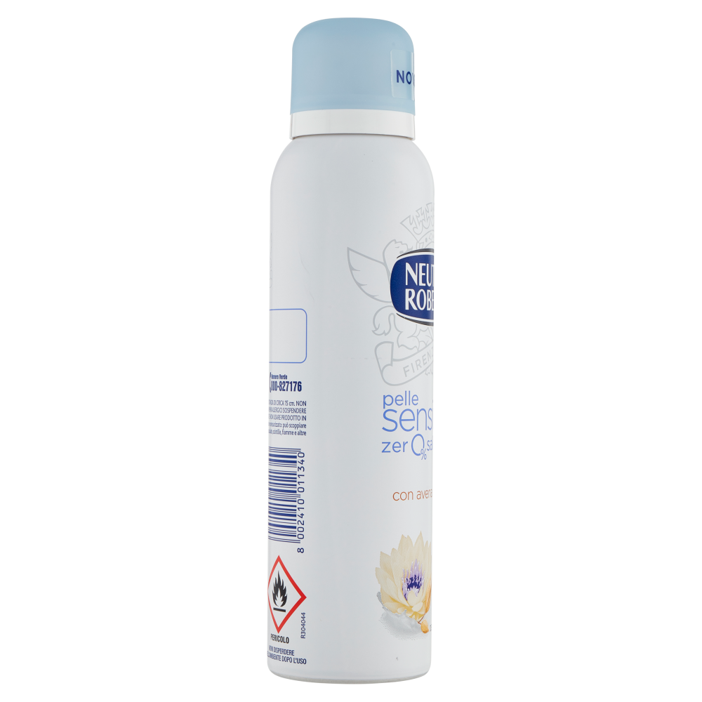 Neutro Roberts pelle sensibile zero% sali e alcol loto Deo Spray 150 ml