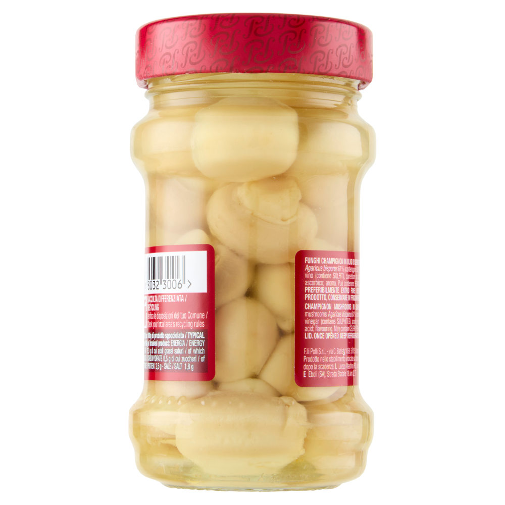 Polli Funghetti Interi Sottolio 190 g