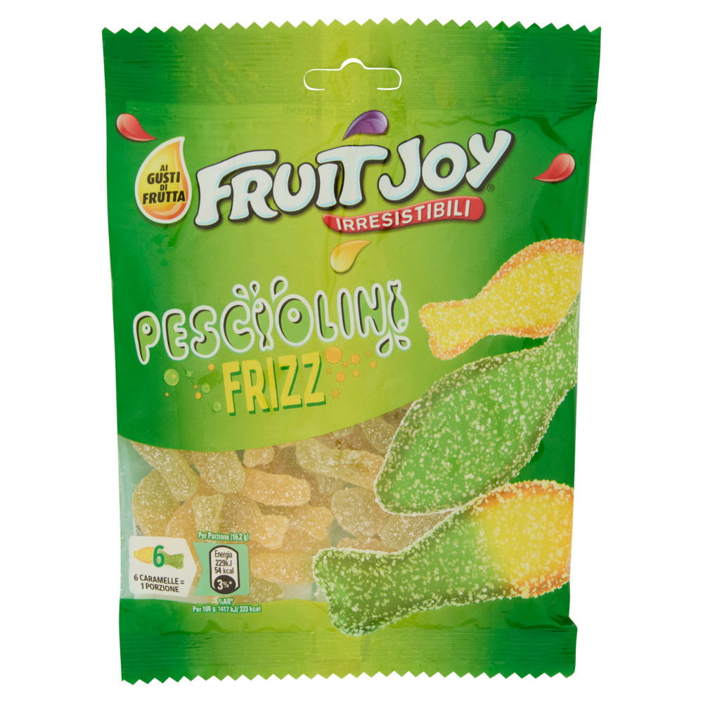 FRUIT JOY Caramelle Gommose Pesciolini Frizz 170g