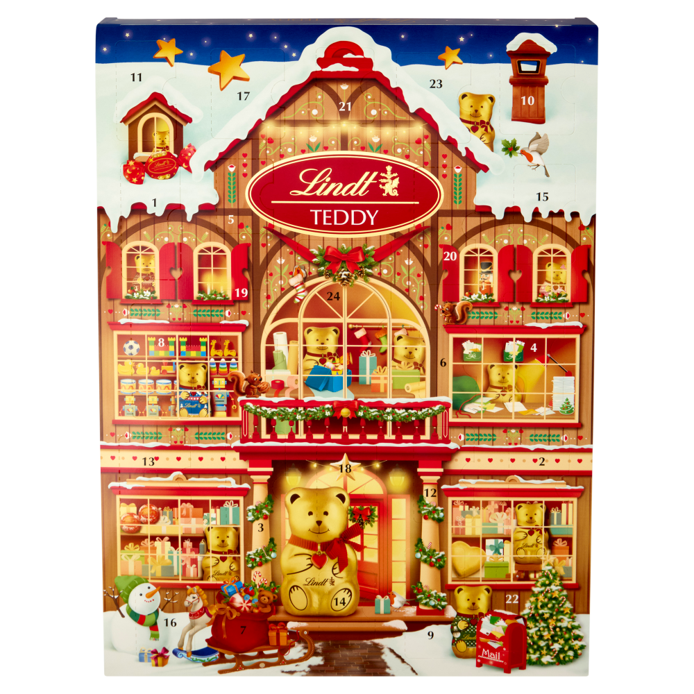 Lindt Calendario Avvento cioccolatini orsetto 170 g