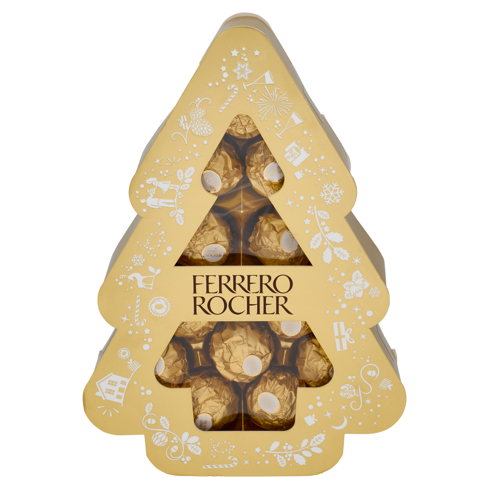 Ferrero Rocher Albero di Natale 12 pezzi 150 g