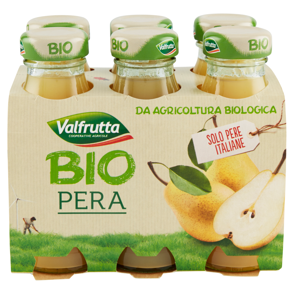 Valfrutta Bio Pera 6 x 125 ml