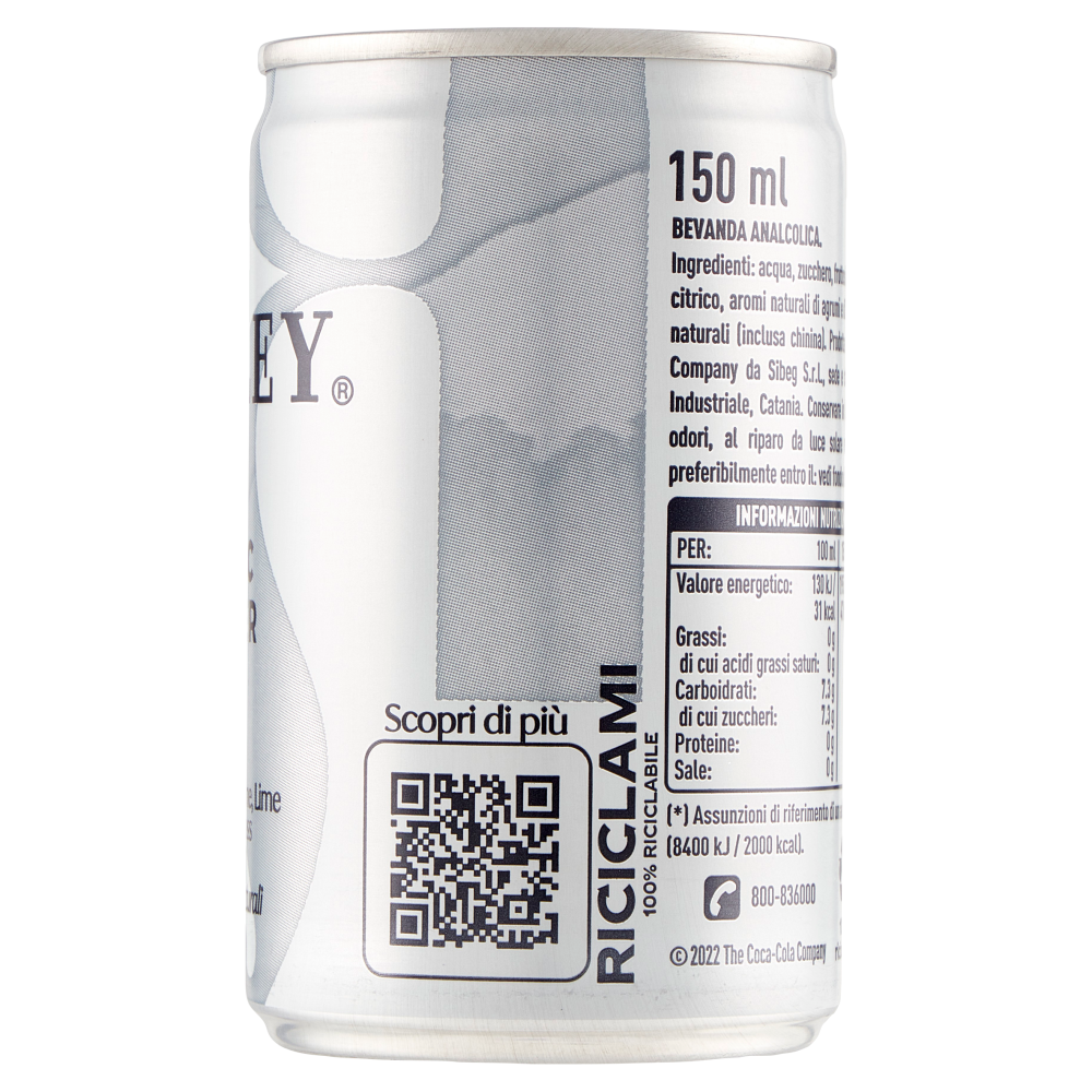 Kinley Tonic Water Mini Can 150 ml