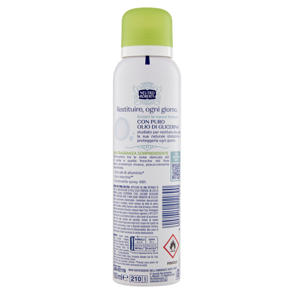 Neutro Roberts Tè Verde e Lime 150 ml