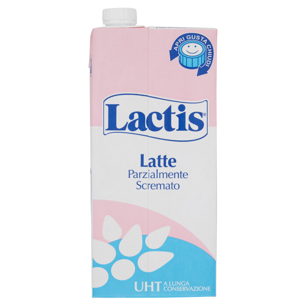 Lactis Latte Parzialmente Scremato UHT a Lunga Conservazione 1000 ml