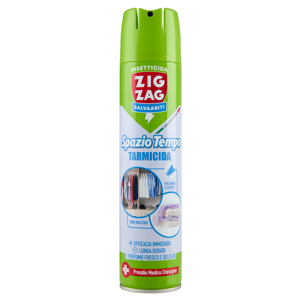 Zig Zag Insetticida Salvaabiti Spazio Tempo Tarmicida 300 ml
