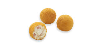 Arancina prosciutto e pecorino fritta