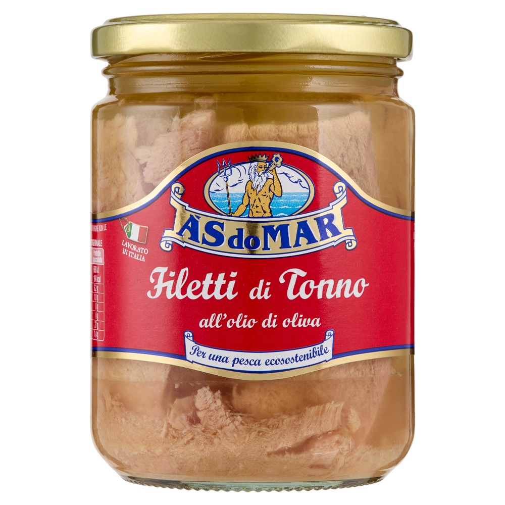 Filetti di Tonno all'olio di oliva 400 g